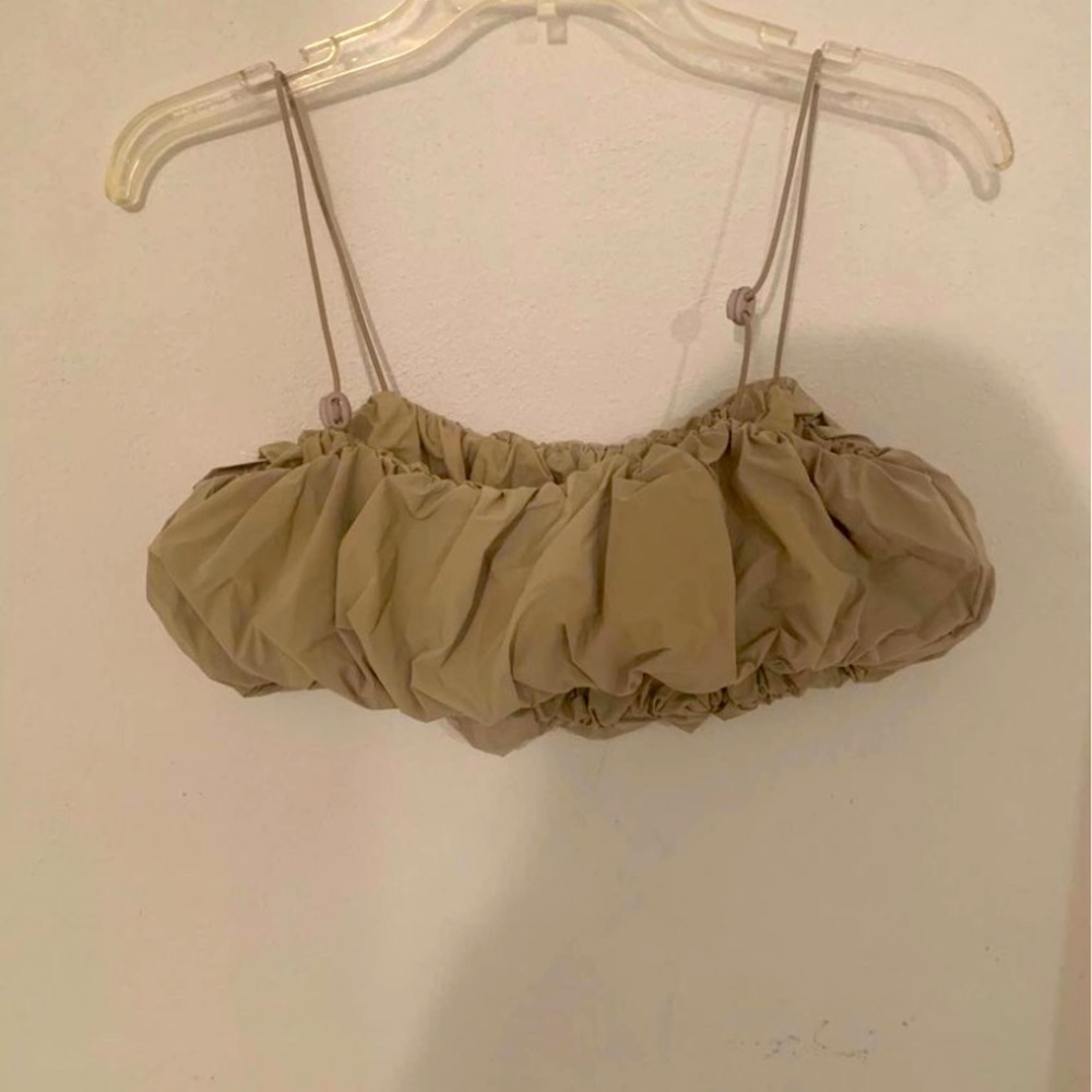Vintage Zara bubbly “cloud” top